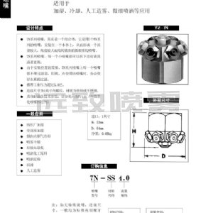 廣角組合式微細霧化噴嘴
