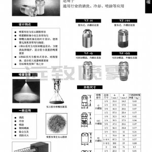 通用實(shí)心錐形噴嘴--H/G系列